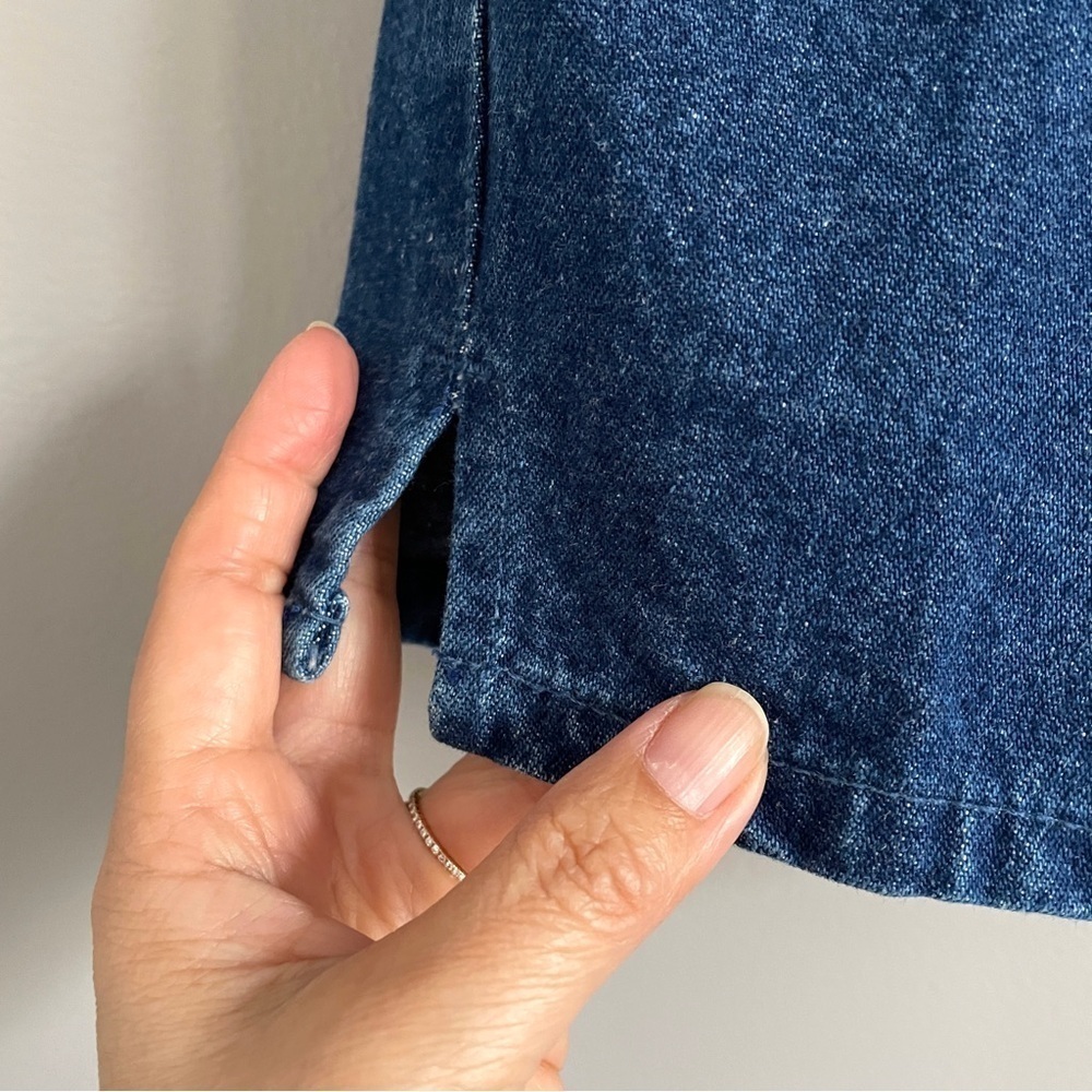 Vintage High-rise 10" Denim Walking Shorts - S/M, ~28" Waist 🇨🇦 - Picture 6 of 11